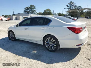 2016 Acura RLX Advance Pkg with VIN JH4KC1F98GC000007, listed as a Copart auction lot 75517764 with 160,938 mi miles and Salvage Title. Bid and sale history available at carsss.com. Image 2.