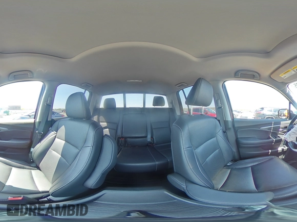 2023 Honda Ridgeline RTL-E with VIN 5FPYK3F76PB016502, listed as a Copart auction lot 54107235 with 27,516 mi miles and Salvage title. Bid and sale history available at DreamBid. Image 14.