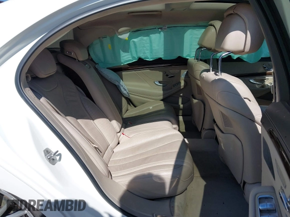 2017 Mercedes-Benz S 550 with VIN WDDUG8CB0HA322948, listed as a IAAI auction lot 41651423 with Not Provided miles and . Bid and sale history available at carsss.com. Image 8.