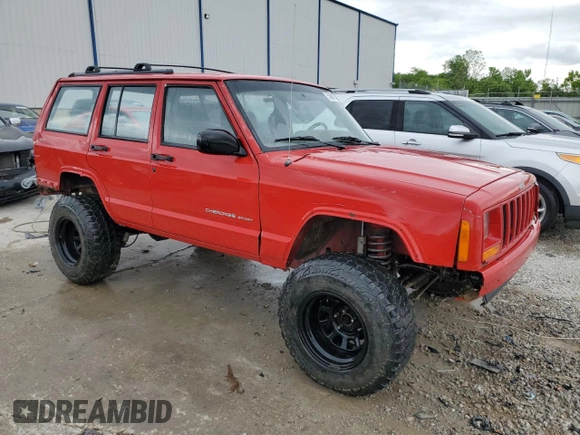 1999 Jeep Cherokee Sport with VIN 1J4FF68S1XL522902, listed as a Copart auction lot 55947745 with 212,357 mi miles and Non repairable. Bid and sale history available at DreamBid. Image 4.
