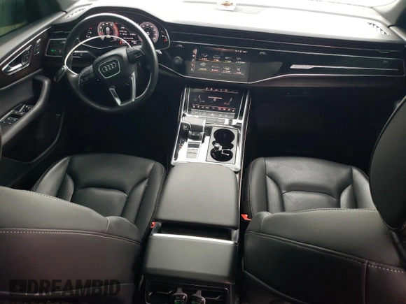 2020 Audi Q8 Premium Plus with VIN WA1BVAF10LD000667, listed as a Copart auction lot 43176355 with 71,253 mi miles and Salvage Title. Bid and sale history available at carsss.com. Image 8.