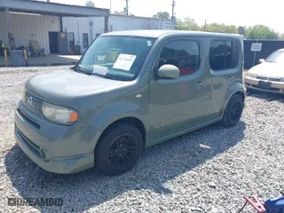 2009 Nissan Cube 1.8 SL with VIN JN8AZ28R29T116566, listed as a IAAI auction lot 41914636 with 198,790 mi miles. Bid and sale history available at carsss.com. Image 2.