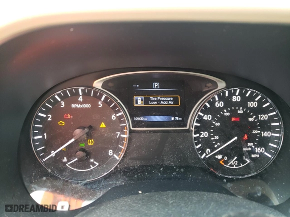2020 Nissan Pathfinder SV with VIN 5N1DR2BM0LC612202, listed as a Copart auction lot 46878805 with 109,430 mi miles and Salvage Title. Bid and sale history available at carsss.com. Image 9.