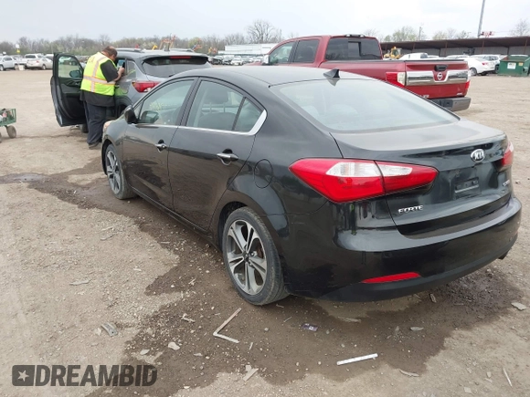 2016 Kia Forte EX with VIN KNAFX4A87G5473485, listed as a IAAI auction lot 41998571 with 133,999 mi miles. Bid and sale history available at carsss.com. Image 3.