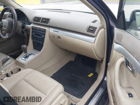 2006 Audi A4 2.0T with VIN WAUDF78E66A253655, listed as a IAAI auction lot 42456619 with 207,374 mi miles and . Bid and sale history available at DreamBid. Image 5.