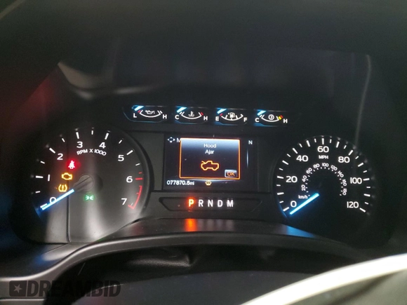 2018 Ford F-150 XL with VIN 1FTEW1EP9JFC44650, listed as a Copart auction lot 49629425 with 77,870 mi miles and Salvage Title. Bid and sale history available at carsss.com. Image 9.