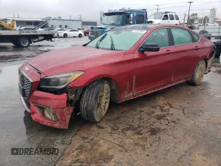 2018 Genesis G80 Sport with VIN KMHGN4JB5JU268376, listed as a Copart auction lot 44997965 with 32,790 mi miles and Salvage Title. Bid and sale history available at DreamBid. Image 1.