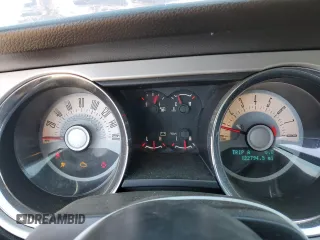2012 Ford Mustang V6 with VIN 1ZVBP8EM5C5257187, listed as a Copart auction lot 48077825 with 122,794 mi miles and Salvage Title. Bid and sale history available at carsss.com. Image 9.