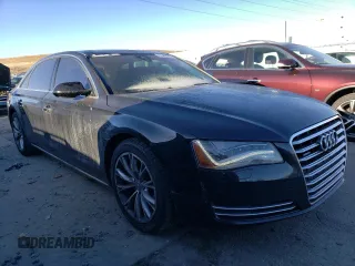 2013 Audi A8 L 3.0L with VIN WAURGAFD2DN008190, listed as a Copart auction lot 43369565 with 0 mi miles and Salvage Title. Bid and sale history available at carsss.com. Image 4.