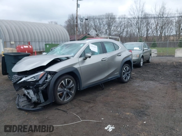 2019 Lexus UX 250h z VIN JTHU9JBH9K2008345, wystawiony jako IAAI lot #42019642 z przebiegiem Nie podano mil oraz . Historia ofert i sprzedaży dostępna na DreamBid. Obrazek 2.