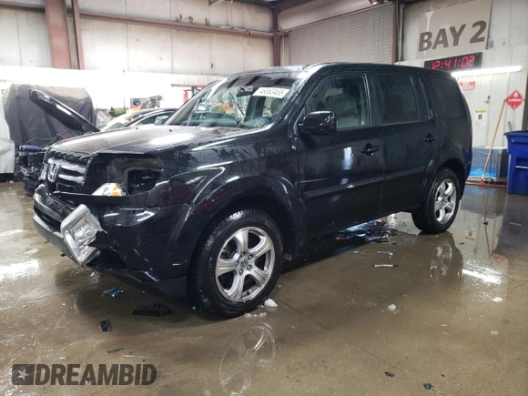 2012 Honda Pilot EX with VIN 5FNYF4H41CB001549, listed as a Copart auction lot 46063465 with 81,331 mi miles and Salvage Title. Bid and sale history available at DreamBid. Image 1.