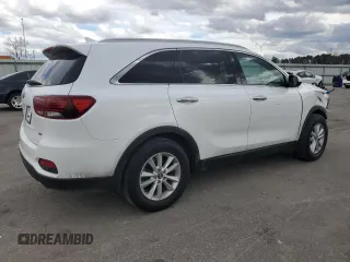 2019 Kia Sorento LX with VIN 5XYPG4A38KG534838, listed as a Copart auction lot 47555595 with 51,103 mi miles and Salvage Title. Bid and sale history available at carsss.com. Image 3.