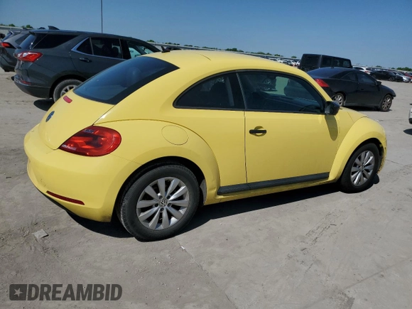 2015 Volkswagen Beetle Fleet Edition with VIN 3VWF17AT4FM626761, listed as a Copart auction lot 51601695 with 71,549 mi miles and Salvage Title. Bid and sale history available at DreamBid. Image 3.