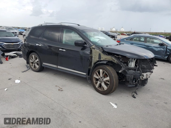 2016 Nissan Pathfinder S z VIN 5N1AR2MNXGC610035, wystawiony jako Copart lot #59913475 z przebiegiem 138 201 mil mil oraz Szkoda całkowita • Salvage title. Historia ofert i sprzedaży dostępna na DreamBid. Obrazek 4.