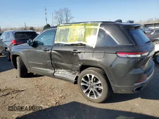 2023 Jeep Grand Cherokee Overland with VIN 1C4RJHDG4P8847576, listed as a Copart auction lot 42959755 with 21,464 mi miles and Salvage title. Bid and sale history available at DreamBid. Image 2.