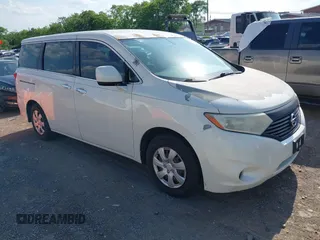 2013 Nissan Quest SV with VIN JN8AE2KP7D9064425, listed as a IAAI auction lot 42148961 with 180,780 mi miles and . Bid and sale history available at DreamBid. Image 1.