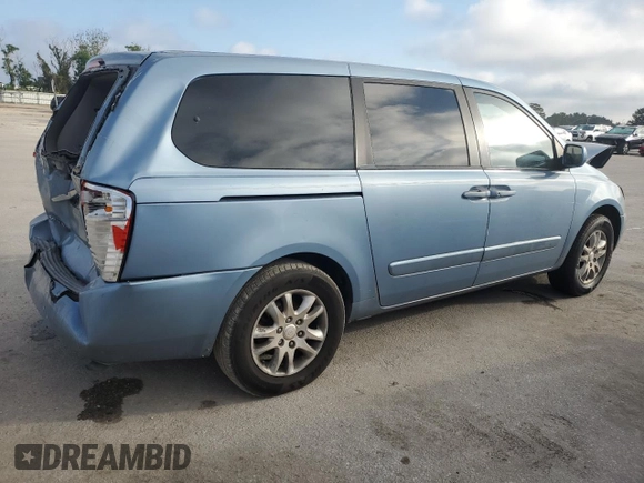 2006 Kia Sedona LX with VIN KNDMB233866043536, listed as a Copart auction lot 74876814 with 193,513 mi miles and Salvage Title. Bid and sale history available at carsss.com. Image 3.
