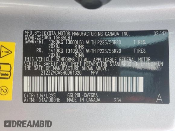 2017 Lexus RX with VIN 2T2ZZMCA5HC061320, listed as a Copart auction lot 54514385 with 128,557 mi miles and Clean Title. Bid and sale history available at carsss.com. Image 13.