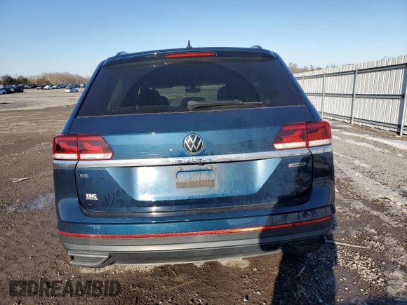 2022 Volkswagen Atlas SE with VIN 1V2LP2CAXNC521420, listed as a Copart auction lot 87450604 with 72,350 mi miles and Salvage title. Bid and sale history available at DreamBid. Image 6.