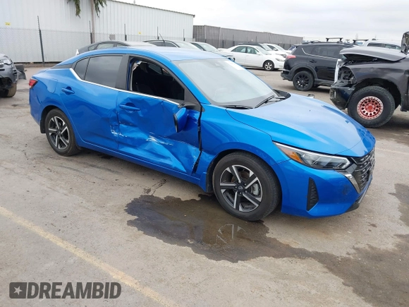 2024 Nissan Sentra SV with VIN 3N1AB8CV6RY259392, listed as a IAAI auction lot 41880299 with 10,976 mi miles and . Bid and sale history available at DreamBid. Image 1.