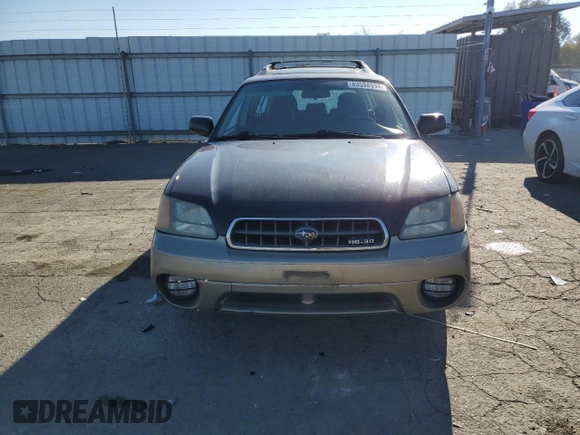 2003 Subaru Legacy Outback VDC with VIN 4S3BH896137657165, listed as a Copart auction lot 83598994 with 139,300 mi miles and Salvage title. Bid and sale history available at DreamBid. Image 5.