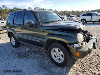 2007 Jeep Liberty Sport with VIN 1J4GK48K97W718251, listed as a Copart auction lot 47977005 with 196,520 mi miles and Salvage Title. Bid and sale history available at carsss.com. Image 4.