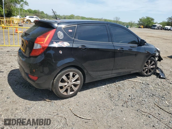 2014 Hyundai Accent SE with VIN KMHCU5AE2EU178139, listed as a Copart auction lot 55231825 with 171,608 mi miles and Clean Title. Bid and sale history available at carsss.com. Image 3.
