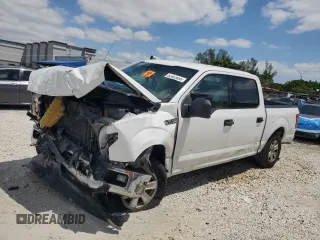 2019 Ford F-150 XL with VIN 1FTEW1C44KFA19563, listed as a Copart auction lot 52402655 with 147,071 mi miles and Non Repairable. Bid and sale history available at carsss.com. Image 1.