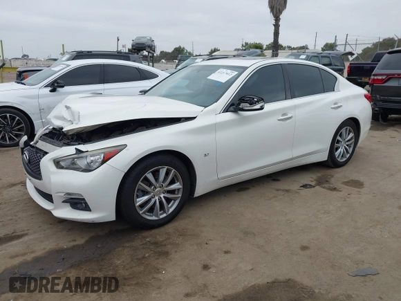 2015 Infiniti Q50 Premium z VIN JN1BV7AP2FM344044, wystawiony jako IAAI lot #42217012 z przebiegiem 155 714 mil mil oraz . Historia ofert i sprzedaży dostępna na DreamBid. Obrazek 17.