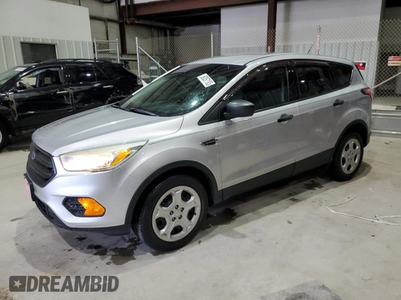 2017 Ford Escape S with VIN 1FMCU0F77HUA21014, listed as a Copart auction lot 58357195 with 46,722 mi miles and Salvage title. Bid and sale history available at DreamBid. Image 1.