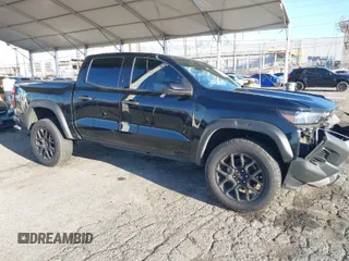 2024 Chevrolet Colorado 4WD Trail Boss with VIN 1GCPTEEK8R1137191, listed as a IAAI auction lot 41760382 with 27,068 mi miles and . Bid and sale history available at DreamBid. Image 1.