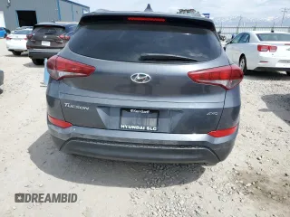 2018 Hyundai Tucson SEL with VIN KM8J3CA41JU683959, listed as a Copart auction lot 53227815 with 118,625 mi miles and Salvage title. Bid and sale history available at DreamBid. Image 6.