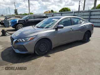 2022 Nissan Sentra S z VIN 3N1AB8BVXNY240341, wystawiony jako Copart lot #55802465 z przebiegiem Nie podano mil oraz Szkoda całkowita • Salvage title. Historia ofert i sprzedaży dostępna na DreamBid. Obrazek 1.