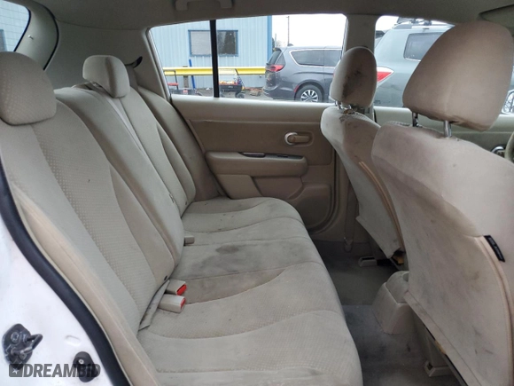 2010 Nissan Versa 1.8 S with VIN 3N1BC1CP9AL452387, listed as a Copart auction lot 85299844 with 195,540 mi miles and Salvage Title. Bid and sale history available at carsss.com. Image 10.