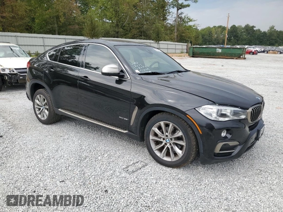 2017 BMW X6 xDrive35i with VIN 5UXKU2C3XH0U29137, listed as a Copart auction lot 69029963 with 109,065 mi miles. Bid and sale history available at carsss.com. Image 4.