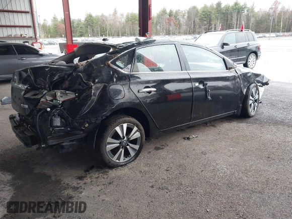 2019 Nissan Sentra S with VIN 3N1AB7AP2KY305367, listed as a IAAI auction lot 41966551 with 56,242 mi miles and . Bid and sale history available at DreamBid. Image 4.