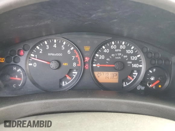 2006 Nissan Frontier SE with VIN 1N6AD06U86C435503, listed as a Copart auction lot 63080815 with 257,191 mi miles and Clean title. Bid and sale history available at DreamBid. Image 9.