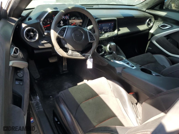 2022 Chevrolet Camaro ZL1 with VIN 1G1FK1R63N0102927, listed as a Copart auction lot 49068535 with 38,833 mi miles and Salvage Title. Bid and sale history available at carsss.com. Image 8.