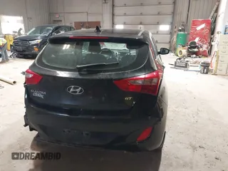 2016 Hyundai Elantra GT with VIN KMHD35LH2GU266352, listed as a IAAI auction lot 41754614 with 155,650 mi miles. Bid and sale history available at carsss.com. Image 16.
