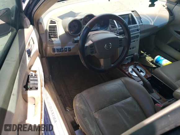 2005 Nissan Maxima 3.5 SL with VIN 1N4BA41E15C835186, listed as a Copart auction lot 64555314 with 163,338 mi miles and Salvage Title. Bid and sale history available at carsss.com. Image 8.