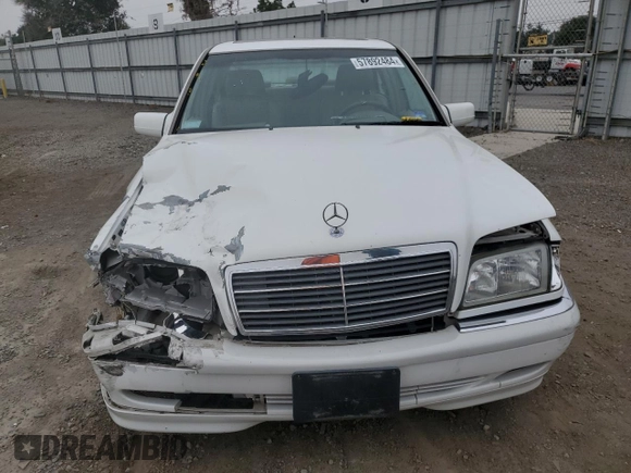 2000 Mercedes-Benz C 230 Kompressor with VIN WDBHA24G1YF946926, listed as a Copart auction lot 70884494 with 115,791 mi miles and Salvage Title. Bid and sale history available at carsss.com. Image 5.