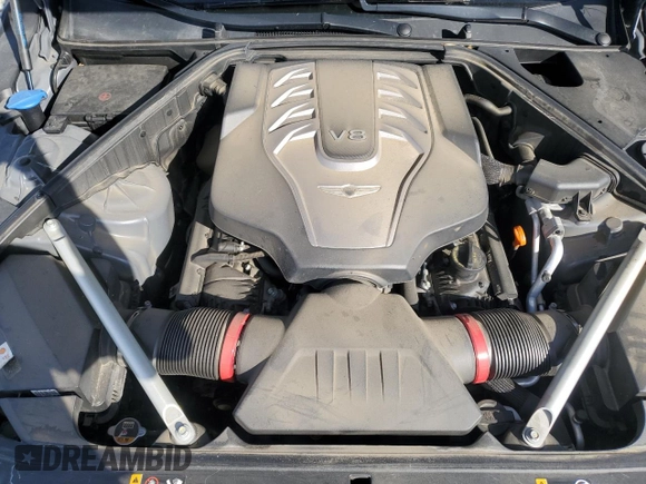 2018 Genesis G90 5.0L Ultimate with VIN KMHG54JH9JU037162, listed as a Copart auction lot 46157295 with 81,409 mi miles and Salvage Title. Bid and sale history available at carsss.com. Image 11.