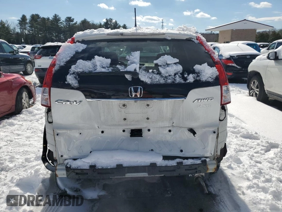 2014 Honda CR-V EX with VIN 5J6RM4H50EL042994, listed as a Copart auction lot 43607445 with 81,442 mi miles and Salvage Title. Bid and sale history available at carsss.com. Image 6.