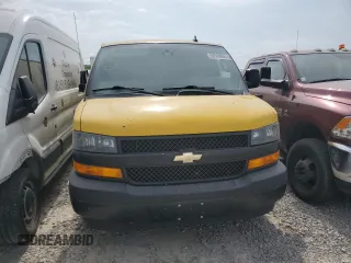 2021 Chevrolet Express Cargo z VIN 1GCWGAFP2M1175043, wystawiony jako Copart lot #59509695 z przebiegiem 225 388 mil mil oraz Czysty tytuł • Clean title. Historia ofert i sprzedaży dostępna na DreamBid. Obrazek 5.