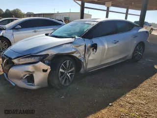 2020 Nissan Maxima SL with VIN 1N4AA6DV3LC369552, listed as a Copart auction lot 76808604 with 91,714 mi miles and Salvage Title. Bid and sale history available at carsss.com. Image 1.