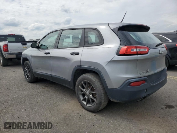 2014 Jeep Cherokee Sport with VIN 1C4PJMAB5EW209886, listed as a Copart auction lot 54854635 with 153,584 mi miles and Clean Title. Bid and sale history available at carsss.com. Image 2.