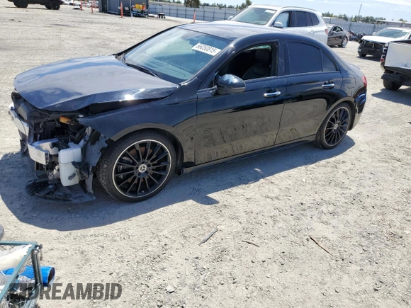 2019 Mercedes-Benz A 220 with VIN WDD3G4EB4KW008618, listed as a Copart auction lot 66050815 with 58,869 mi miles and Clean title. Bid and sale history available at DreamBid. Image 1.