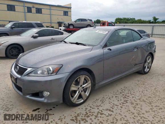 2012 Lexus IS 350 C с VIN JTHFE2C20C2507458, выставлен на аукционе Copart как лот 58151625 с пробегом 65 771 миль миль и Списание • Salvage title. История ставок и продаж доступна на DreamBid. Изображение 1.