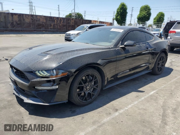 2018 Ford Mustang EcoBoost with VIN 1FA6P8THXJ5114474, listed as a Copart auction lot 59104405 with 54,220 mi miles and Salvage title. Bid and sale history available at DreamBid. Image 1.