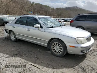 2005 Hyundai XG350 with VIN KMHFU45EX5A378978, listed as a Copart auction lot 47363215 with 89,371 mi miles and Salvage Title. Bid and sale history available at carsss.com. Image 4.